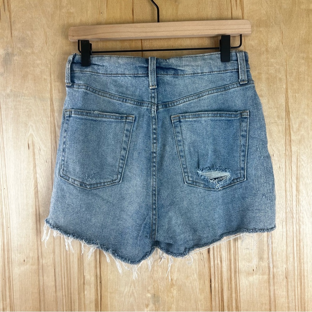 High Rise Mom Denim Short - Picture 4 of 4